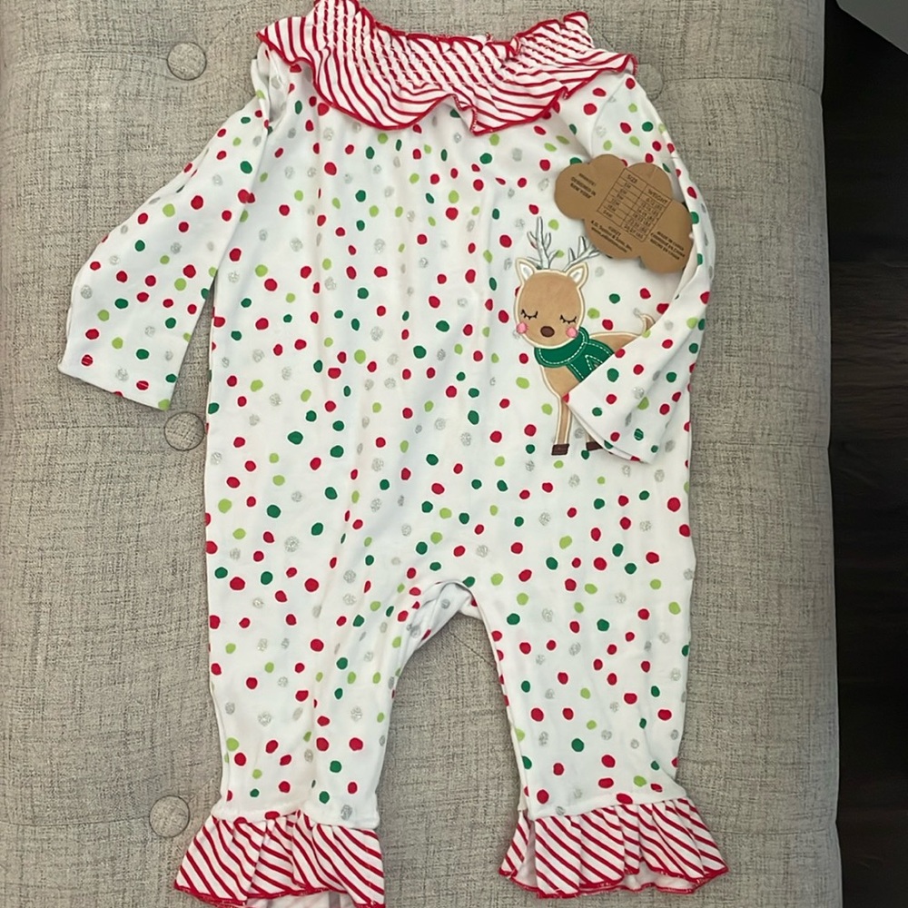 6 mo. Christmas Onesie